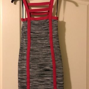 Bebe Caged back dress